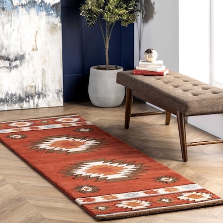 Nuloom Hand Tufted Shyla Area Rug 2ft 6in x 8ft SPVE04C-2608
